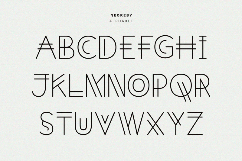neoreby-the-display-line-font