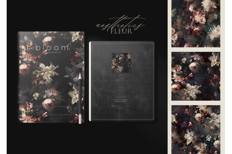 floral-fleur-aesthetics-seamless-patterns