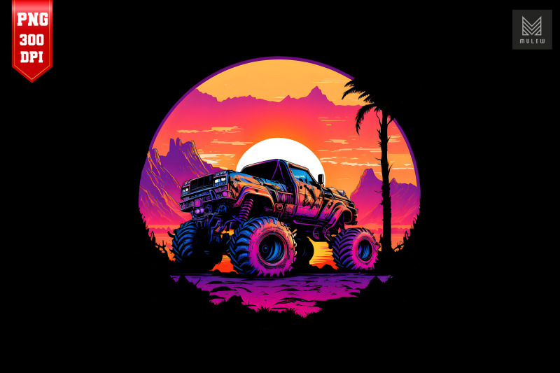 synthwave-retro-monster-truck-13
