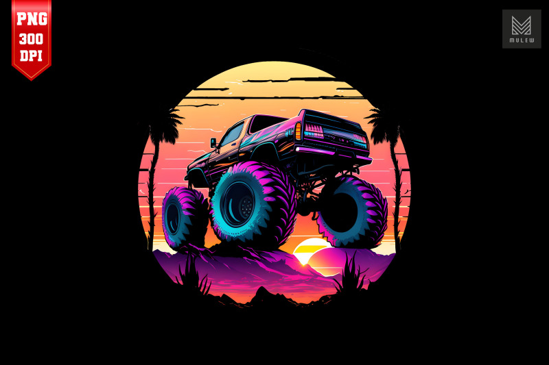 synthwave-retro-monster-truck-18