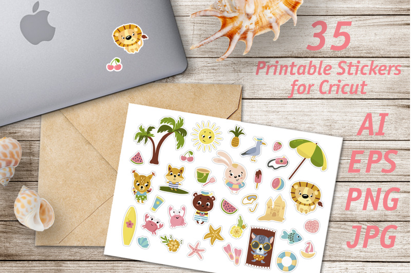 summer-printable-stickers-cricut-design