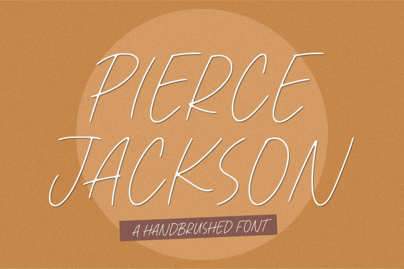 pierce-jackson-font