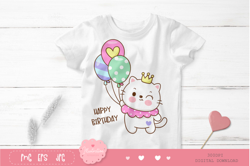 cute-cat-birthday-party-kawaii-kitten-baby-animal