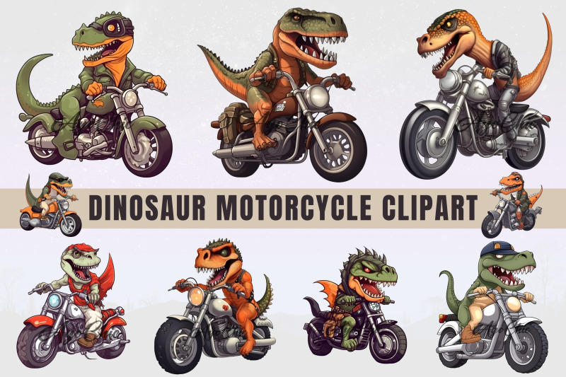 dinosaur-motorcycle-clipart