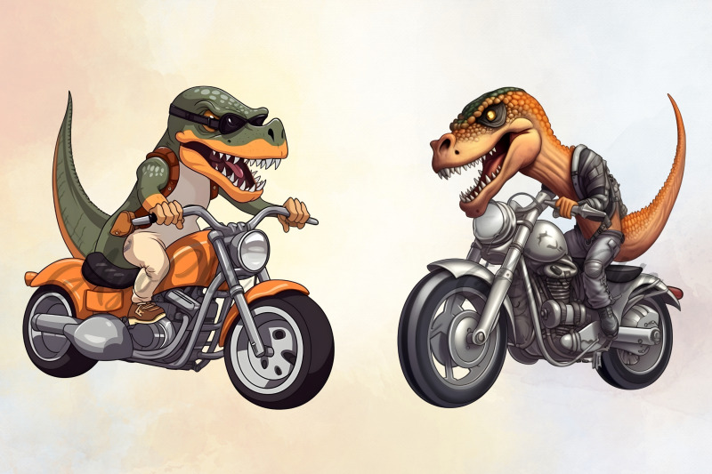 dinosaur-motorcycle-clipart