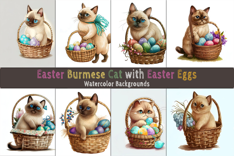 easter-burmese-cat-background