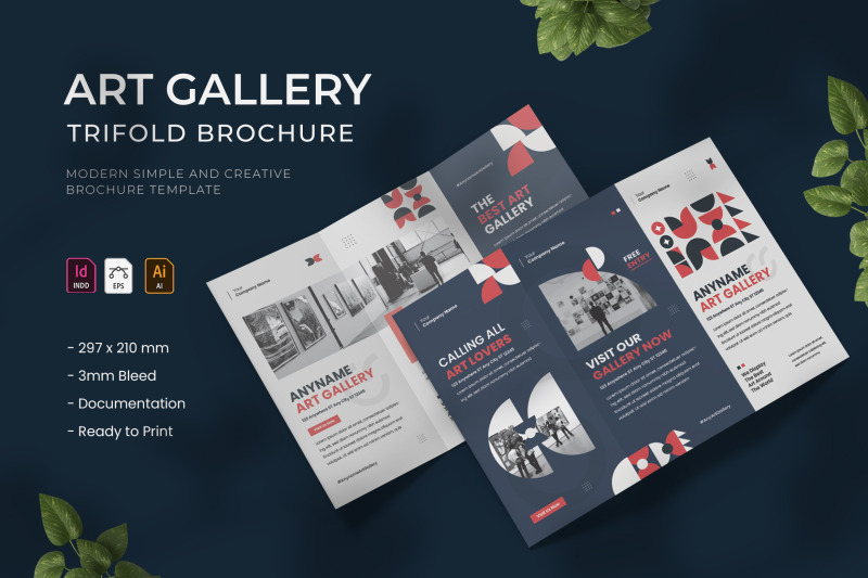 art-gallery-trifold-brochure