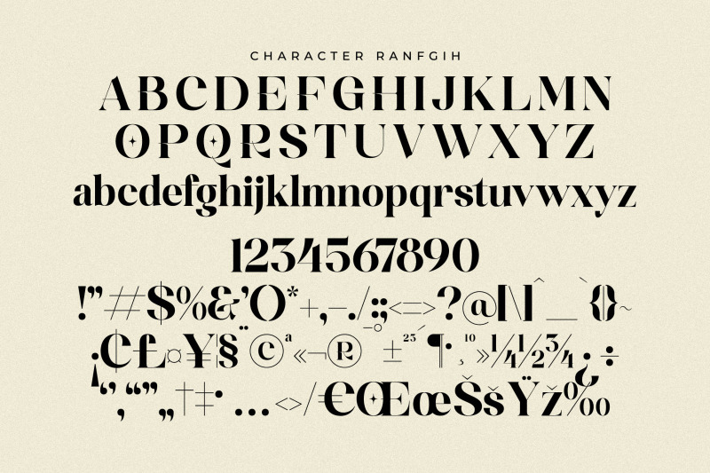 ranfgih-typeface