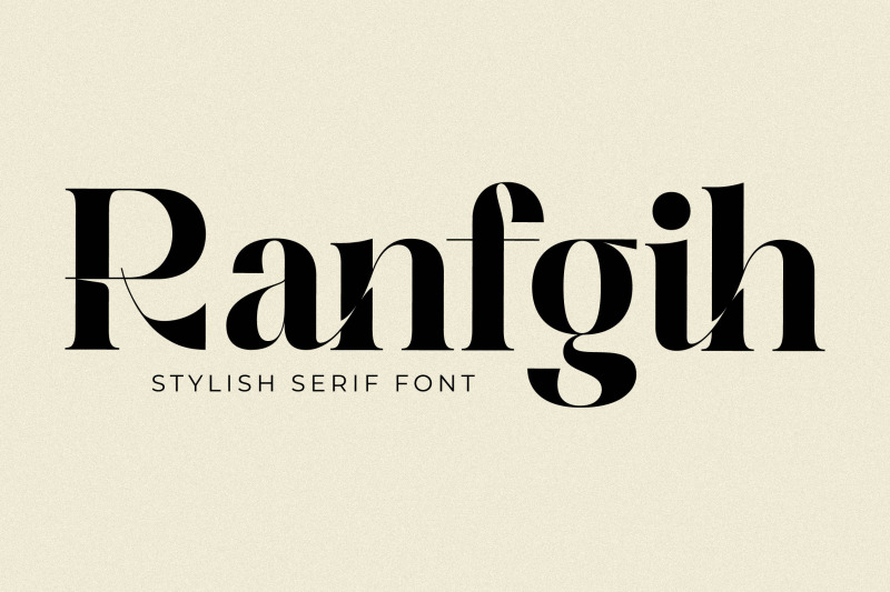 ranfgih-typeface