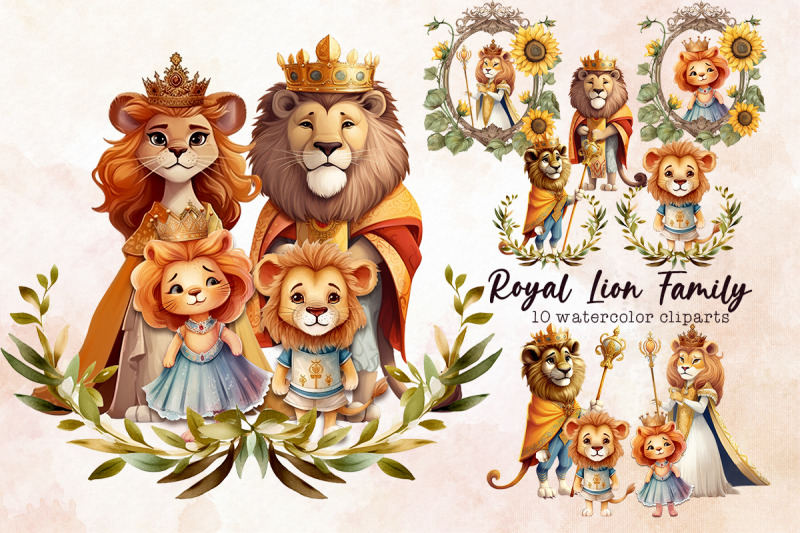 royal-lion-family-sublimation