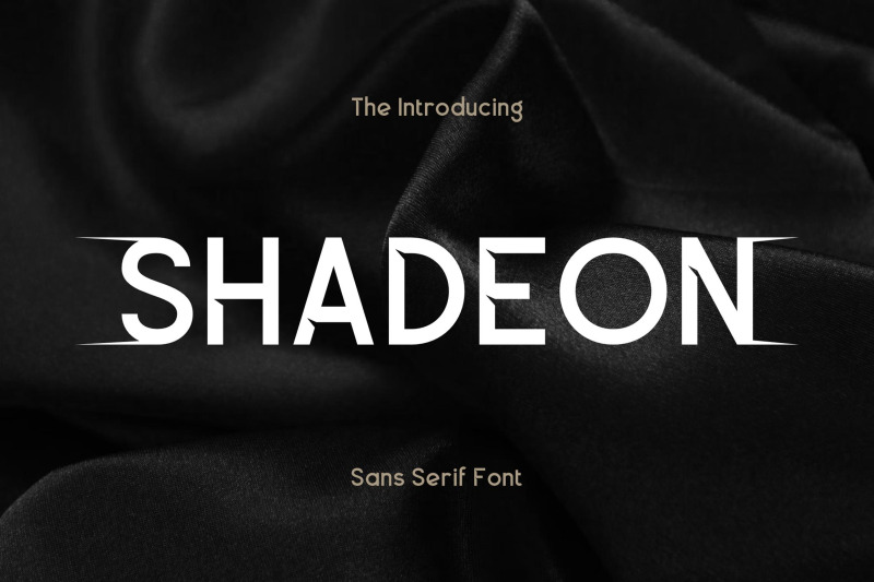 shadeon-typeface