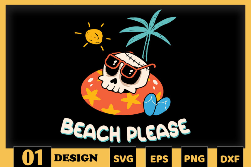 beach-please-skeleton-summer