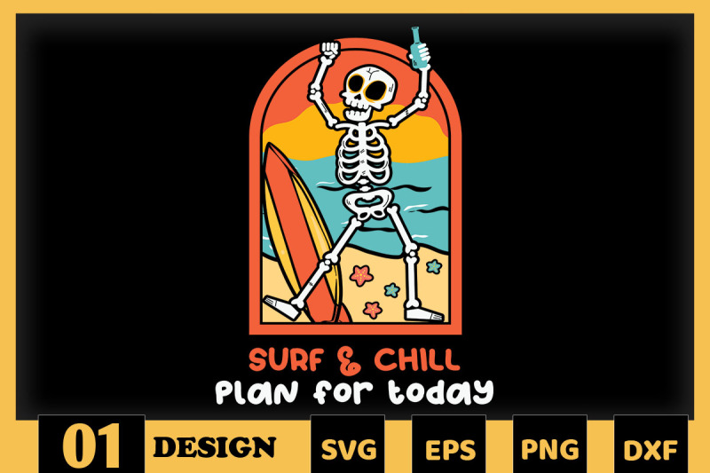 surf-and-chill-plan-skeleton-summer