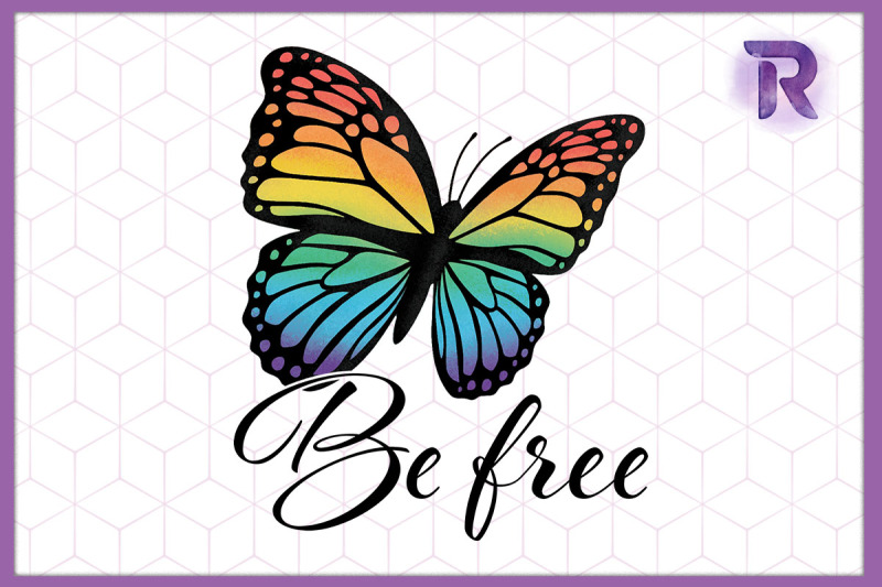 be-free-butterfly-lgbt-rainbow