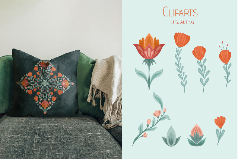 decorative-flowers-cliparts-and-patterns-set