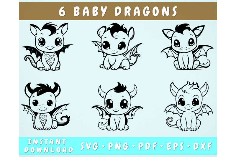 baby-dragons-svg-bundle-6-designs-little-dragons-png-dragon-clipart