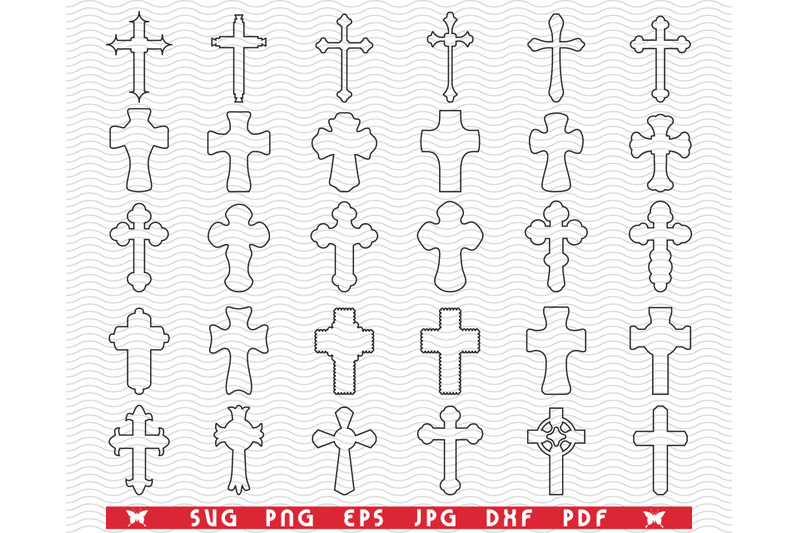svg-crosses-isolated-symbols-tattoo-digital-clipart