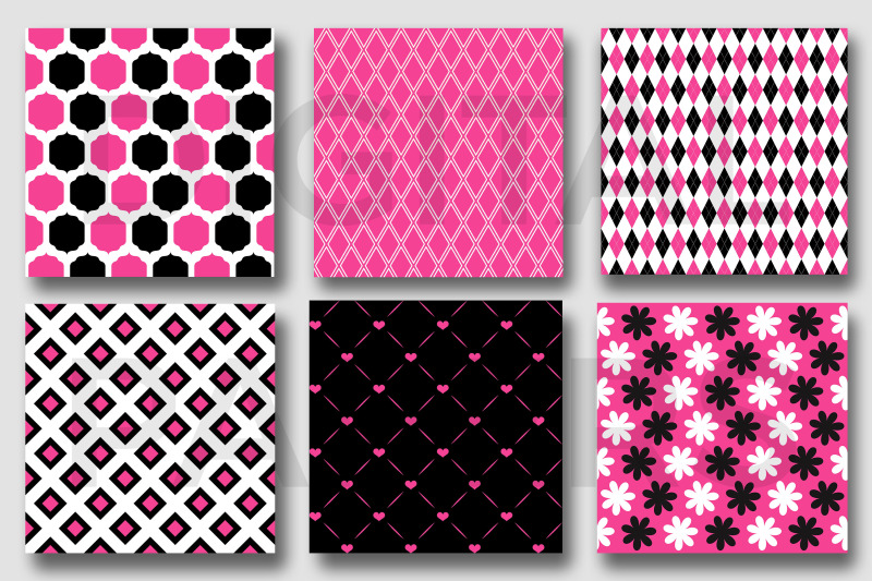 pink-amp-black-digital-papers