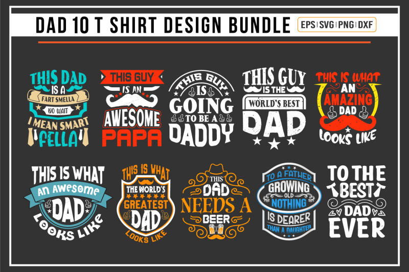 fathers-day-10-quotes-t-shirt-bundle