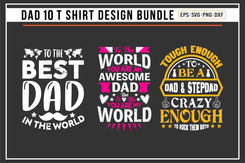 fathers-day-t-shirt-design-bundle