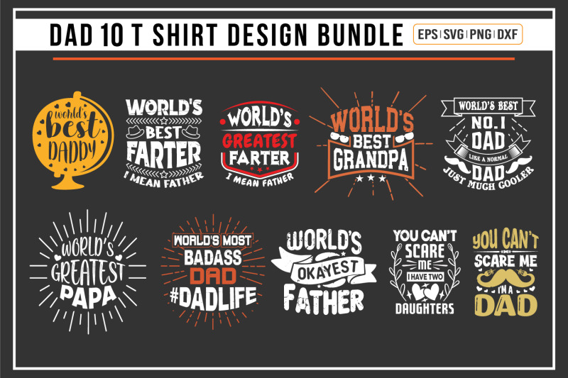 fathers-day-10-quotes-t-shirt-bundle