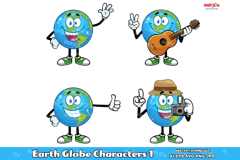 earth-globe-cartoon-characters-1