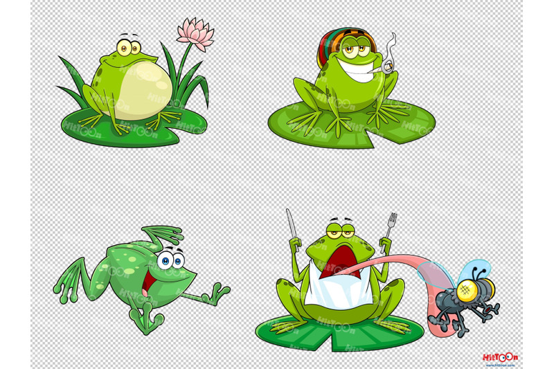 frog-cartoon-mascot-characters-1