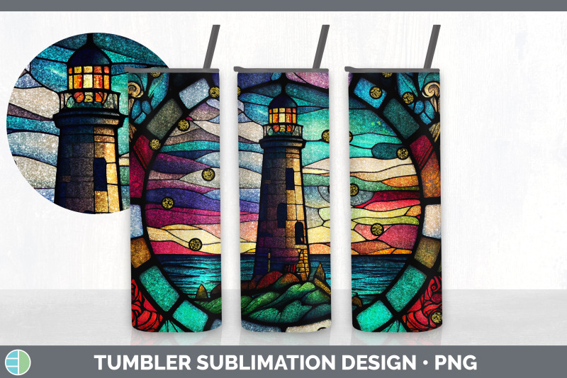 stained-glass-lighthouse-tumbler-sublimation-20-oz-skinny-tumbler-de