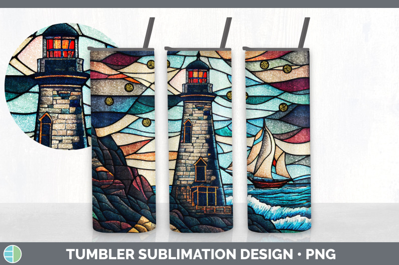 stained-glass-lighthouse-tumbler-sublimation-20-oz-skinny-tumbler-de