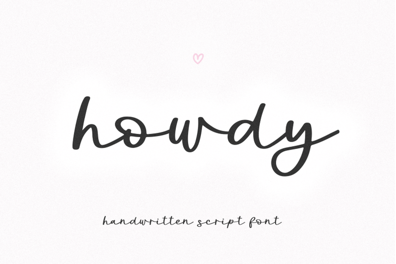 howdy-handwritten-script-font