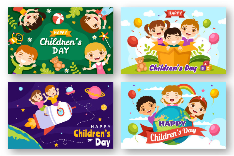 17-happy-children-day-vector-illustration