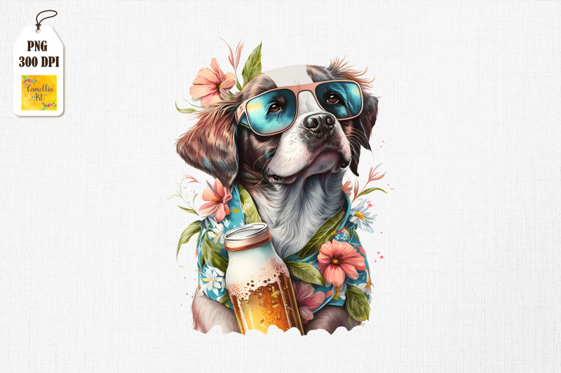 summertime-dog-loves-beer-watercolor-15