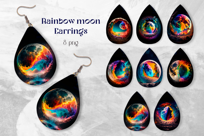 rainbow-moon-earring-sublimation-teardrop-earrings-template