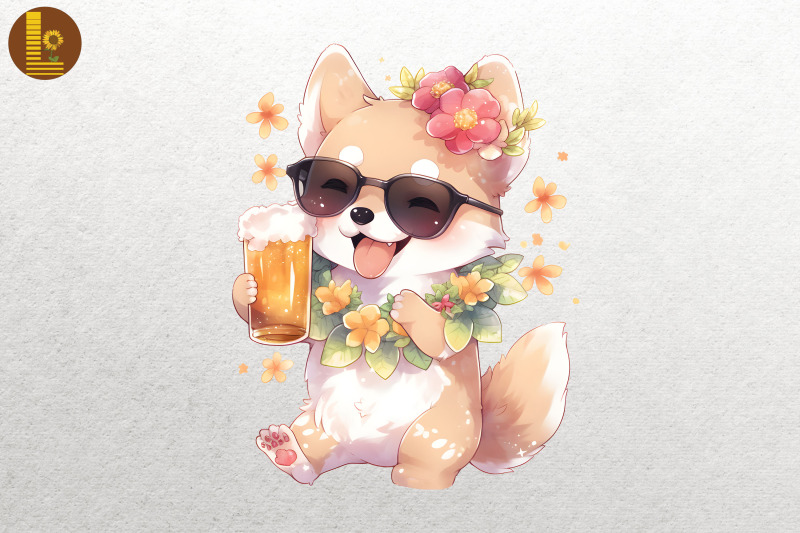 cute-dog-loves-beer-summertime-2