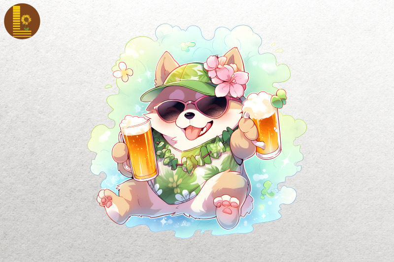 cute-dog-loves-beer-summertime-4