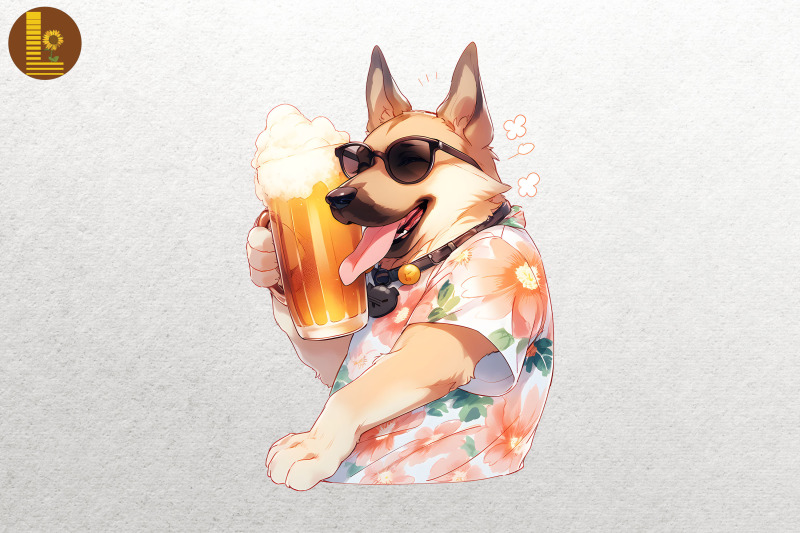 cute-dog-loves-beer-summertime-9