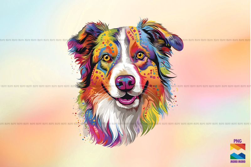 whimsical-style-of-australian-shepherd