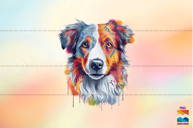 whimsical-style-of-australian-shepherd