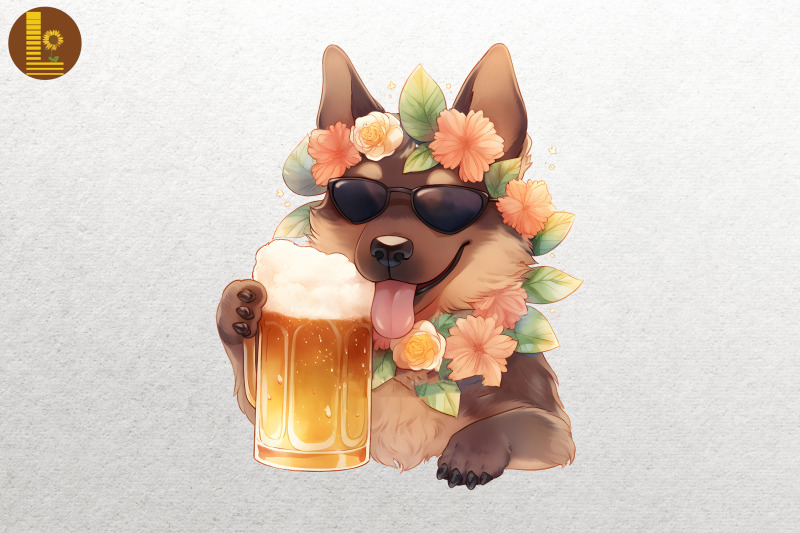 cute-dog-loves-beer-summertime-12