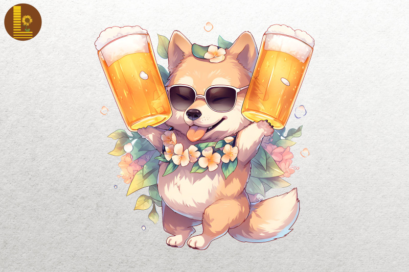 cute-dog-loves-beer-summertime-13
