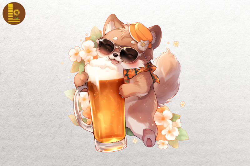 cute-dog-loves-beer-summertime-18