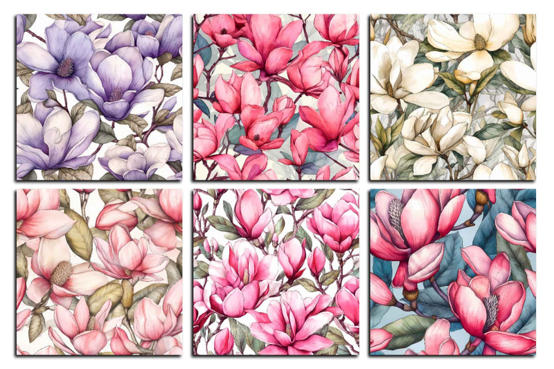 hand-drawn-watercolor-pink-magnolia-digital-paper-jpg