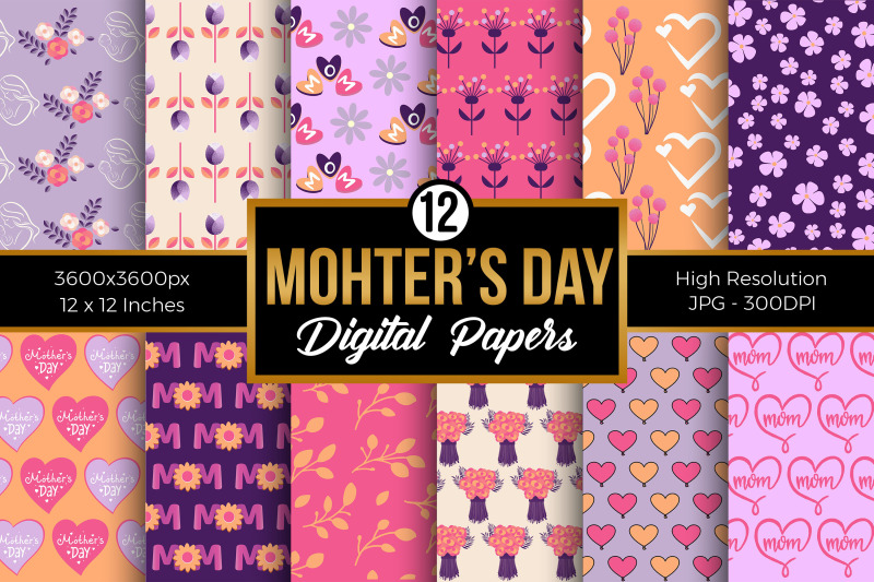 mother-039-s-day-floral-seamless-pattern-digital-papers