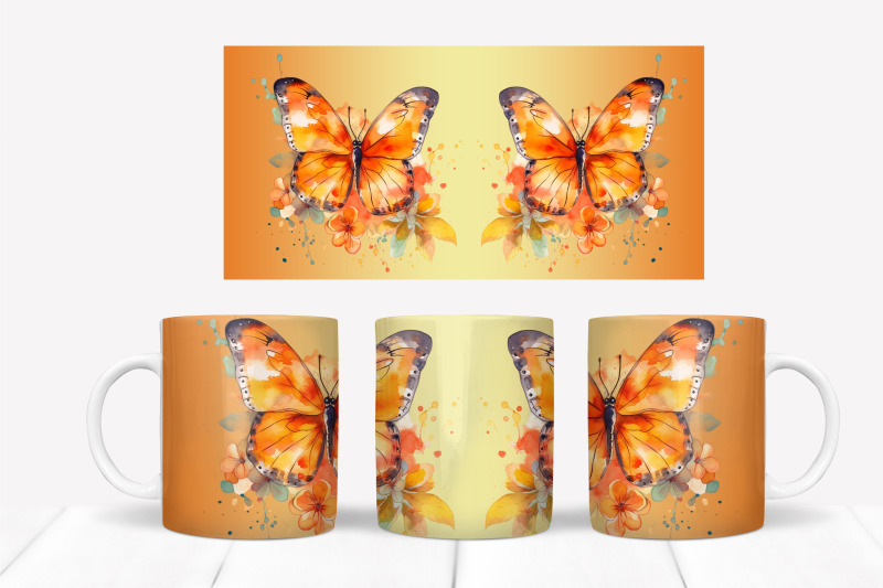 butterfly-mug-sublimation-butterfly-mug-wrap