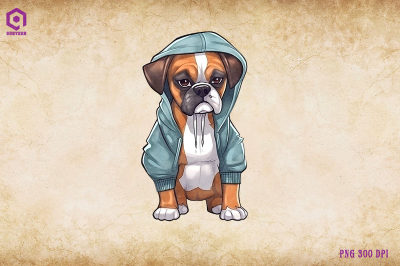 boxer-dog-wearing-hoodie