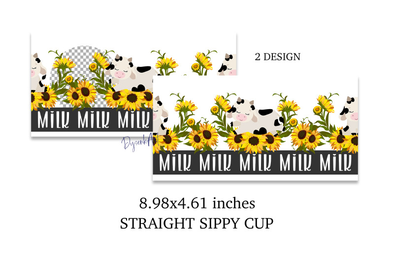 cow-sunflower-12-oz-sippy-cup-sublimation-png