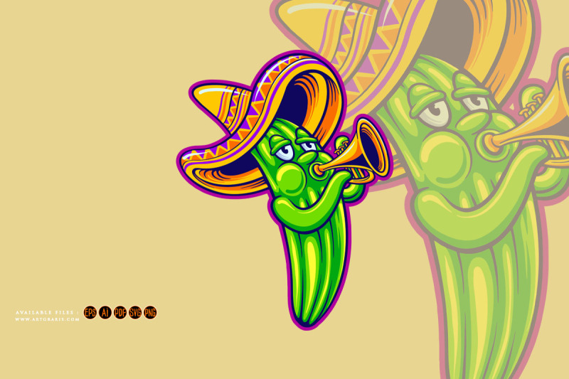 cinco-de-mayo-cactus-wearing-sombrero-playing-trumpet-illustration