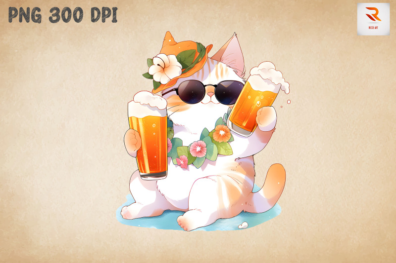 cute-cat-loves-beer-summertime-10