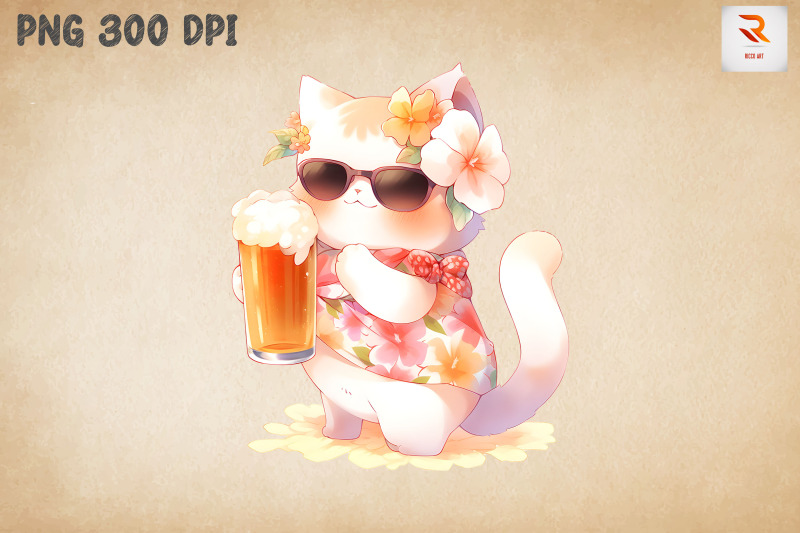 cute-cat-loves-beer-summertime-15