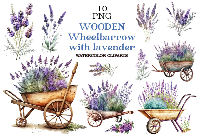 wooden-wheelbarrow-with-lavender
